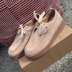 Casual Tan Suede Women's Shoes